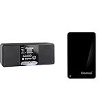 Imperial 22-236-00 Dabman i200 Internet-/DAB+ Radio mit CD-Player, schwarz & Intenso,6021560,Memory AA8Case 1TB Externe Festplatte(6,35 cm (2,5 Zoll) 5400U/min, 8 MB Cache, USB 3.0) schw