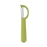 Heigmzxpq Gemüseschäler， 1 stück Schnellschäler Früchte Gemüseschäler Kartoffelschäler Wohlhabende Peeling- Werkzeuge(16, 5 * 3, 5 cm) Tetrad-Farben (Color : Green)