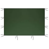 Seitenteile Pavillon, 3 m x 2 m Pavillons Seitenwand, Pavillon Seitenteile, Wasserdicht, Gartenschirm, Shelter Sichtschutz, Pavillon Seitenteile Fenster (Grün)