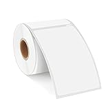 HokLapaper - Kompatibel mit Dymo LabelWriter 400 450 Duo Twin Turbo 4XL Druckern, Premium-Adressetiketten, Ersatz für 30256 2-5/16' x 4' Thermo-Etiketten, 1 Rolle mit 300 (1 Rolle, weiß)