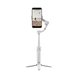 Athens Gray Smartphone Gimbal 3-Achsen Stabilizer, integrierter Verlängerungsstab, handlicher und Faltbarer Handy Gimbal mit ShotGuides, Vlog-Stabilisierung
