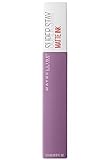 Maybelline New York Super Stay Matte Ink Lippenstift Nr. 100 Philosoph, flüssiger Lippenstift, langanhaltend, mattes F