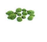 Gartendeko 12 stücke paket künstliche moos schaum steine ​​grün gras pflanze hause garten dekoration diy stein moos kreative handwerk (Size : 12pcs)