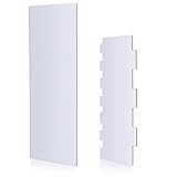 tao pipe Torten Schaber, 2pcs klarer Acryl Kuchenschaber Glatt und Gestreifte Seite Cake Scraper Zuckerguss kämme für Gebäck Glasur Kuchen Kamm Backwerkzeug