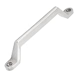 200 Mm 7,9-Zoll-Badezimmer-Haltegriff, Rutschfester Dusch-Haltegriff, Chrom-Edelstahl-Badezimmer-Haltegriff, Dusch-Balance-Stange, Sicherheitshandlauf-Unterstützung, Behinderten-Badegriff für ältere S