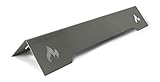Grillrost.com Das Original Edelstahl Brennerabdeckung Flammenblech, Flammenverteiler passend für Rösle Videro/Sansibar G3, G4, G6