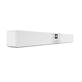 auna Areal Bar Connect - Soundbar 2.1 Heimkino, 2 x 10 W + 20 W RMS-Leistung, Internet/DAB/DAB+/FM Radio, Bluetooth, AirMusic Control App, 2,8' LCD-Display, USB-Port, Line-Eingang, weiß