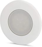 LED Slim Wandeinbauleuchte 230V - für Schalterdose 60mm - warmweiß (3000 K)