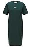 BOSS Damen C Enchy T-Shirt-Kleid aus Interlock-Baumwolle mit Log