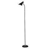 LHFHA Stehlampe Upright Lights Tischlampe, Eye-Stehlampe Mit Schwarzem Metallschirm, Lesewinkel Verstellbare Stehlampe Für Wohnzimmer Schlafzimmer Study Reading