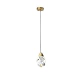 ZHANGJINYISHOP2016 Pendelleuchte Pendellampe Nachttischlampen Modern Licht Luxus Kreative Kronleuchter Schlafzimmer Essbar Alle Copper Kristall-Kronleuchter Hängelleuchte Hängelamp