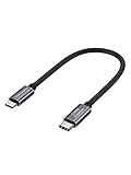 CableCreation DJI Mavic USB-C Kabel, 20cm USB-C auf Micro-USB-A-Kabel Kompatibel mit DJI Spark/DJI Mavic/Mavic Pro/Mavic Pro-Platin/Mavic Air, Bosch Kiox/E-Bike usw. Aluminium, Space-G