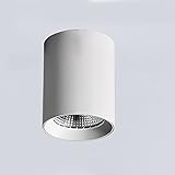 Crcrbg COB Nordic Minimalistischer Stil Rundes Aufbau-Downlight, Kein Hauptbeleuchtung Deckenstrahler, Haushalts-Augenschutz Kein Offenes Loch Aufbau-Downlig