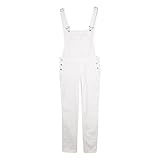 HNOFIQNF Latzhose Herren Jeans Slim Fit Denim Overalls Männer Vintage Arbeitshosen Lange Jeanshose Jumpsuit Einfarbige Schutzlatzhose Loose Atmungsaktiv Outdoor F