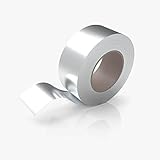 Tape-King Selbstklebendes Aluminium Klebeband [50mmx50m] I Hitzebeständiges Alu Klebeband zum Abdichten I Alutape, Aluband, Dichtband, I