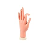 DTDD Trainingsgeräte 1 Stück Nail Art Soft Training Praxis Display Handmodellbau Kits Flexibel einstellbare Übungen Gefälschte Hand DIY Nageltraining Maniküre Werkzeug für Muskelaufbau und V