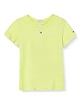 Tommy Hilfiger Mädchen Essential Tee S/S T-Shirt, grün, 86 (Herstellergröße: 18M)