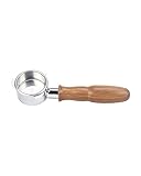 ACD Bodenloser SiebträgerProfessioneller 54 mm Filterkorb Massivholzgriff Kaffee Siebträger Passend Fit for Breville 870/878/880 Kaffeemaschinenzubehör(Color:D)