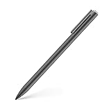 Adonit Dash 4 Stylus Eingabestift für iOS / Android [iPad / Android Tablet Stift, Extra Lange Akkulaufzeit, Palm Rejection, Austauschbare dünne Spitze, Kein Bluetooth erforderlich] Graphit schw