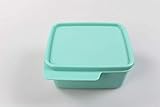 Tupper TUPPERWARE Ecke türkis Mint to Go Twin blau Jungs Mädchen Schule Brotdose Box Behälter Kindi Twin Kind Kindergarten Schule Sandwichbox