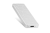 External Hard Drive Portable Hard Drive 1TB 2TB External HDD Shockproof Hard Drive for Mac, PC, Laptop(1TB Silver)