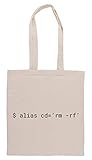 Luxogo Weg Mit Jene Verzeichnisse! Einkaufstasche Groceries Beige Shopping Bag