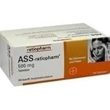 ASS-ratiopharm 500 mg Tabletten, 100 St. Tab