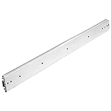 VEVR 2 Stk. Schubladenschienen aus Kaltgewalzter Stahl, Auszugsschienen für Raummöbel industrielle Schubladen Autoschubladen Büroschränke (60.96 x 9.91 x 5.08 cm)