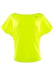 Winshape Damen super leichtes Functional Dance-Top DT101, Winshape Dance Style Freizeit Sport Yoga Workout, neon-gelb, L