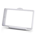 Csy Tageslichtlampe, 32000 Lux Tragbare Lampe Mit Natürlichem Sonnenlicht, LED-Lichtbox Mit 3 Einstellbaren Helligkeitsstufen, Volles UV-freies LED-Spektrum, Berührungssteuerung