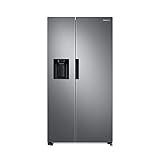 Samsung RS6JA8810S9, EG SidebySideKühlschrank mit SpaceMaxTechnologie, 409 Liter Kühlschrankvolumen, 225 Liter Gefriervolumen, 351 kWh/Jahr, Edelstahl Look