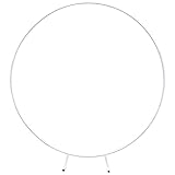 CHRY Hochzeit Bogen Requisiten Runder Ring Hintergrund Ständer, Eisen Kreis Hintergrund Tür Ring Kit Abnehmbare Bögen Rasen Seide Künstliche Reihenständer Wandreg