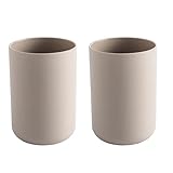 FYBlossom Zahnputzbecher Kunststoff Pinselhalter Trinkbecher, 2 Stück Badezimmer Zahnbürstenhalter Reise Mundbecher, Tragbarer Stifthalter Mundspülbecher Toothbrush Holder Für Kinder Und Erw