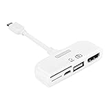 ROMACK HDTV Adapter 5-in-1 Micro USB Standard 7.1 Kanäle Importieren von Bildern Videos und Dateien wie PDF Word Ex