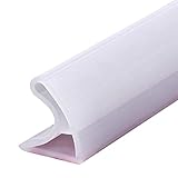 LLAA übergangsprofil Selbstklebend Duschschwelle Wasserdamm, Badezimmer-Silikon-Duschblockierstreifen, Küchenspritzschutz, 3 cm Hoch, Für Zu Hause (Size : 60cm/23.6inch)
