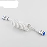 Weiß Universal Directions Schlauch Gummifeder Typ Hochdrucka Dehnbarer Rohrsprühkopf auf Küchenarmatur F44-1-C