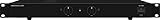 MONACOR SA-200 Universal Stereo-Verstärker, 100 Watt Amplifier mit geräuschlosem Betrieb durch lüfterloses Kühlkonzept und Stereo Line-Eingang, kompakter Audio Verstärker, in Schw