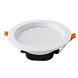 YHQSYKS LED-Downlight 12W, 18W, Arbeitslicht LED-Einbaustrahler Deckenpaneel-Licht im Wohnzimmer eingebettet Aluminium-Downlights-Leuchten für Bürobeleuchtung