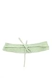 ZouLOO breiter Gürtel aus echtem Leder für Damen im Obi-Stil, Ledergürtel, Bindegürtel Einheitsgröße 36 bis 46 (Wassergrün 36/44)