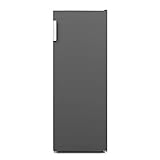 CHiQ Tiefkühlschrank 166 L | Gefrierschrank mit Dynamic Cooling-Funktion | Wechselbarer Türanschlag | Schwarzer Edelstahl | Sehr leise 44db