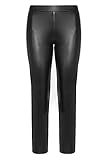 Kunstleder leggings damen High Waist lederhose damen leggins blickdicht schwarz damen leggings leggins damen leder leggings damen thermoleggins für damen lederleggings schwarz 42 XL