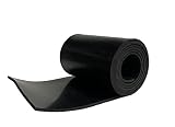 Gummistreifen 200mm (20cm) breit mit Gewebeeinlage, Länge von 1m bis 10m, Stärke: 3mm bis 10mm Vollgummi Hartgummi Gummirolle Gummileiste (Gewebe 3mm Stärke, 4m x 20cm)