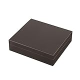 GOUDAN-QIU Vintage Cedar Wood Premium Cigar-Aufbewahrungsbox, Zigarren-Humidor, Zigarrenbox, tragbarer hölzerner Zigarettenetui QIU (Color : Schwarz)