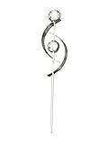 Edelstahlstele'E-40cm' feiner kleiner Gartenstecker aus Edelstahl Gartendeko Blumenstecker Pflanzensteck