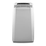 De'Longhi Pinguino PAC CN93 Eco mobiles Klimagerät mit Abluftschlauch, Klimaanlage für Räume bis 90 m³, Luftentfeuchter, Ventilationsfunktion, 12h-Timer, Weiß