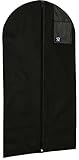Luxussize Kleiderhülle, Kleidersack Anzughülle 110cm x 65cm - Atmungsaktiv, Staub-/Wasserabweisend mit Reiß