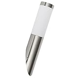 Smartwares RX1010 -Außenleuchte – Abgewinkelt – Edelstahl – E27-Sockel - IP44