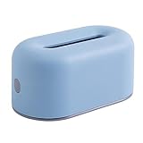 Jeromeki Taschentuch Box Quadrat Hause Taschentuch BehhLter Auto Servietten Halter Etui zu Hause Organizer KüChen Halter Einfach Stilvoll (Blau)