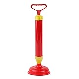 IENNSA Leistungsstarkes Badezimmer-Clog-Reiniger-WC-Waschbeckenablauf-Blaster-Luftpumpe-Kolben-Saugnapfrohr Home-Reinigungswerkzeug
