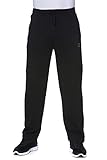 JP 1880 Herren L-8XL bis 8XL, Jogginghose, Hose mit elastischem Bund und Saum, 2 Eingrifftaschen, gerade geschnitten schwarz 7XL 702635 10-7XL